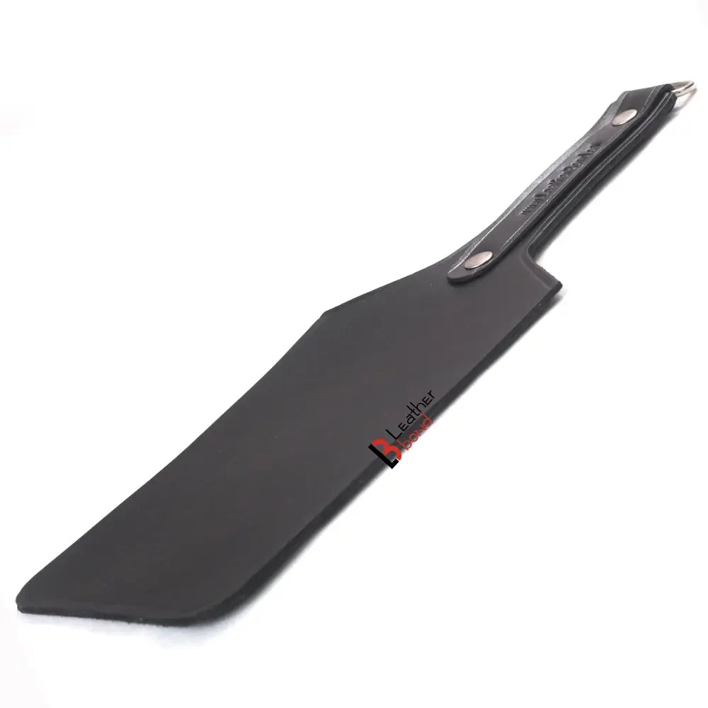 Real Cowhide Saddle Leather Spanking BDSM Paddle Slapper Lightweight Hand Made and Flexible