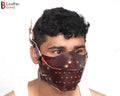 Genuine Cowhide Leather Steampunk Mask Costume Handmade