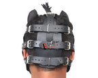 Horse Mask Leather Hood, Genuine Cowhide, Handmade Costume