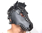 Genuine Cowhide Leather Horse Mask Hood Costume Reenactment Gear Halloween Mask Handmade