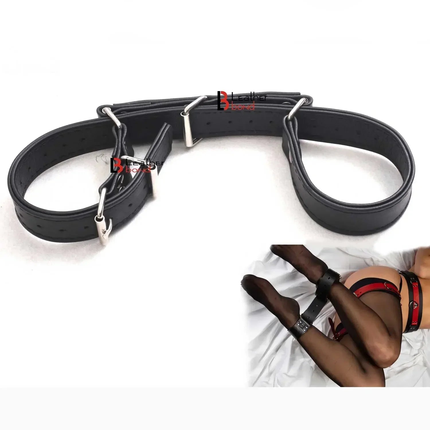Restraint Hobble Belt 100 Percent Cowhide Leather Sturdy Belt