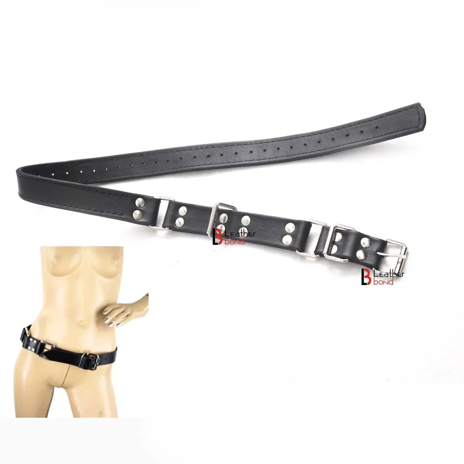 Restraint Hobble Belt 100 Percent Cowhide Leather Sturdy Belt