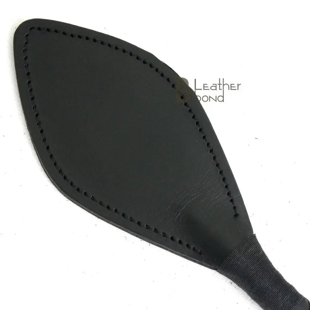 Riding Crop Cowhide Leather Braiding Dragon Tail Inside Fiber Core