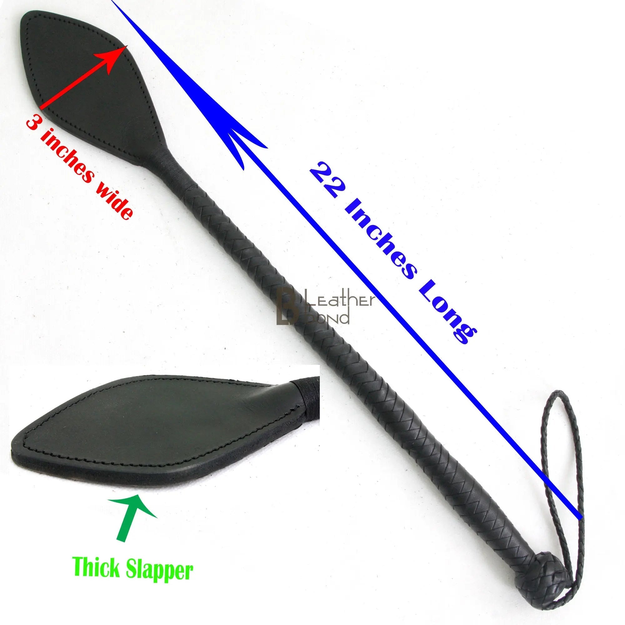 Real Cow hide Leather Braiding Riding Crop Whip Dragon Tail inside Fiber stick