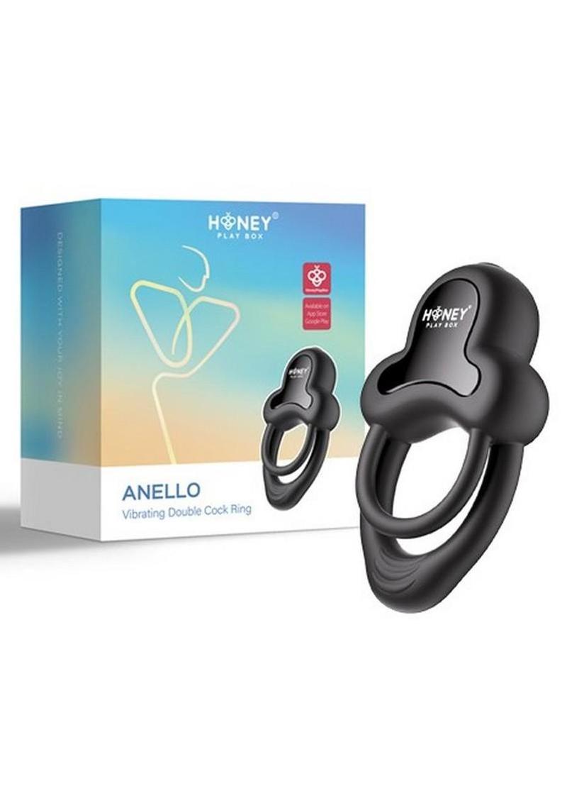 Anello Vibrating 2 Cock Ring Rechargeable App Controlled