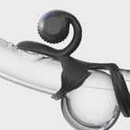 SVibe Snail Jovi Couples Ring Black