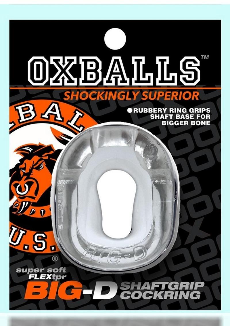 Big-D Shaft Grip Cock Ring With Base Girth And FLEXtpr Material