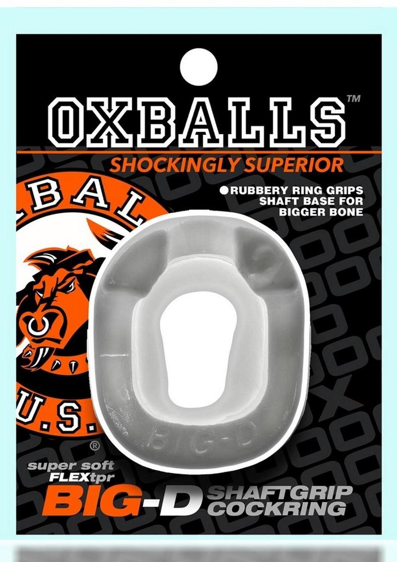 Big-D Shaft Grip Cock Ring With Base Girth And FLEXtpr Material