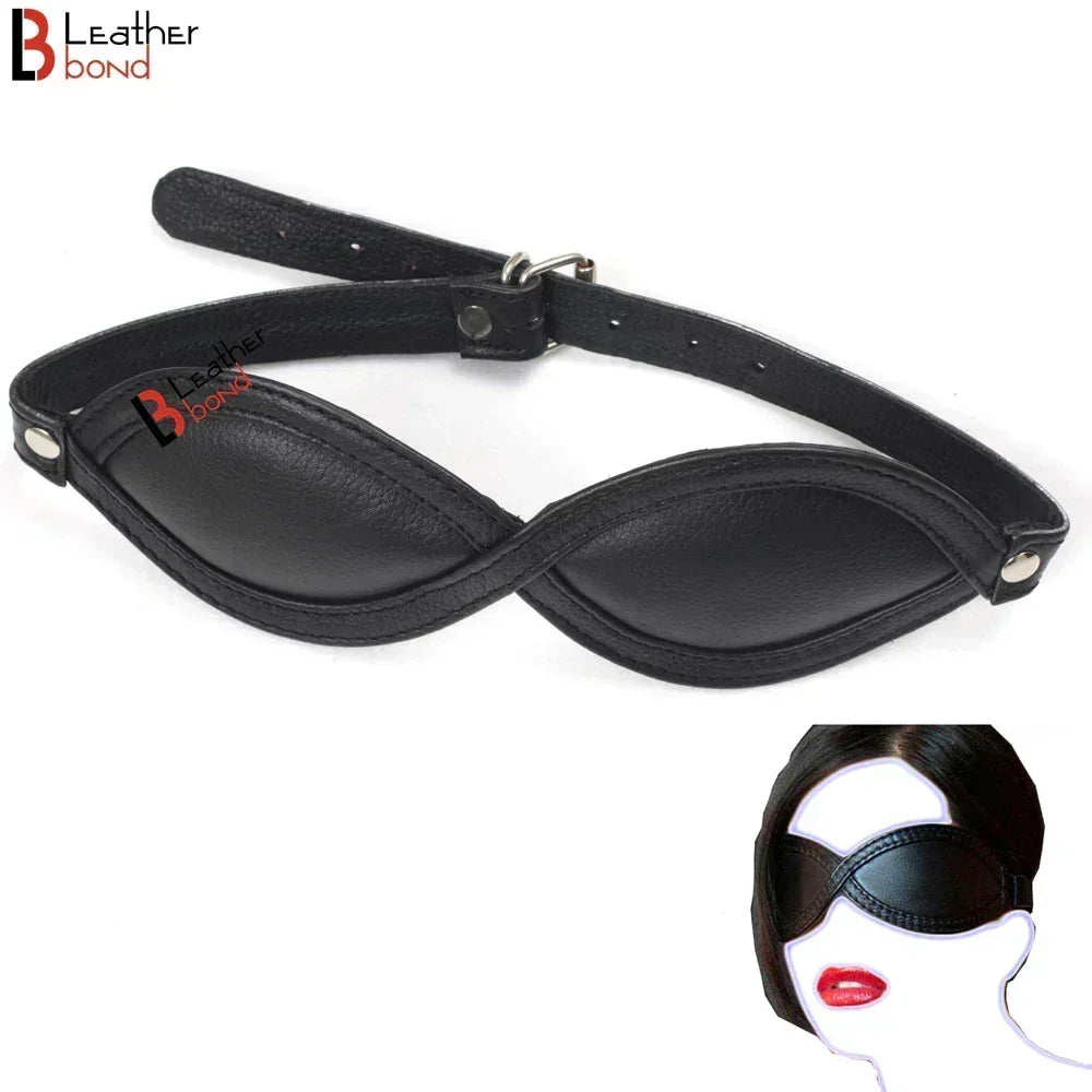 Bad Boy Bondage Set Leather Restraint Kit With Cuffs And Paddles
