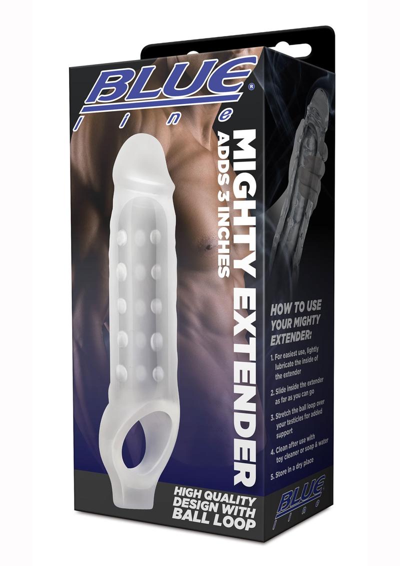 Blue Line Penis Sleeve Extender 3 Inch Length Extension