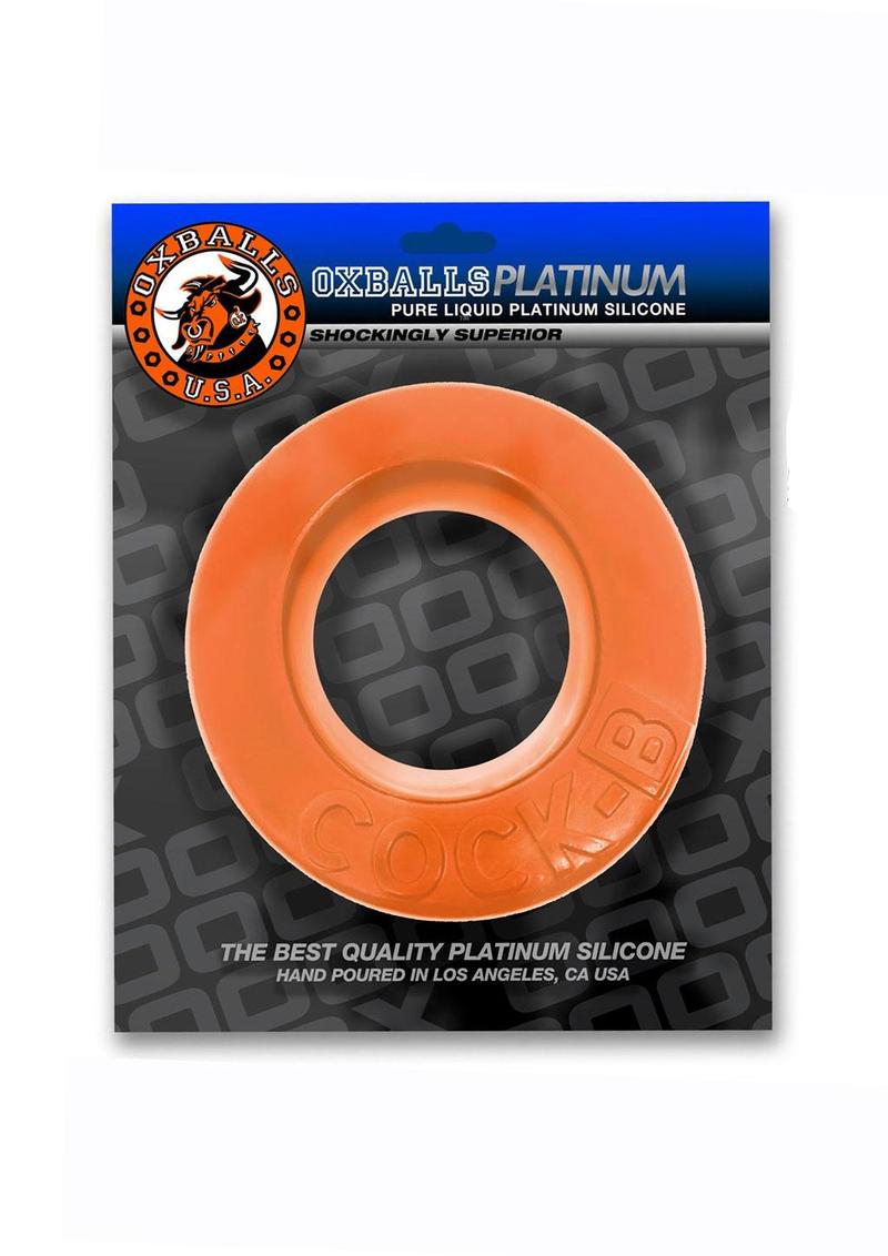 Oxballs CockB Bulge Silicone Cock Ring Red Liquid Platinum Endurance