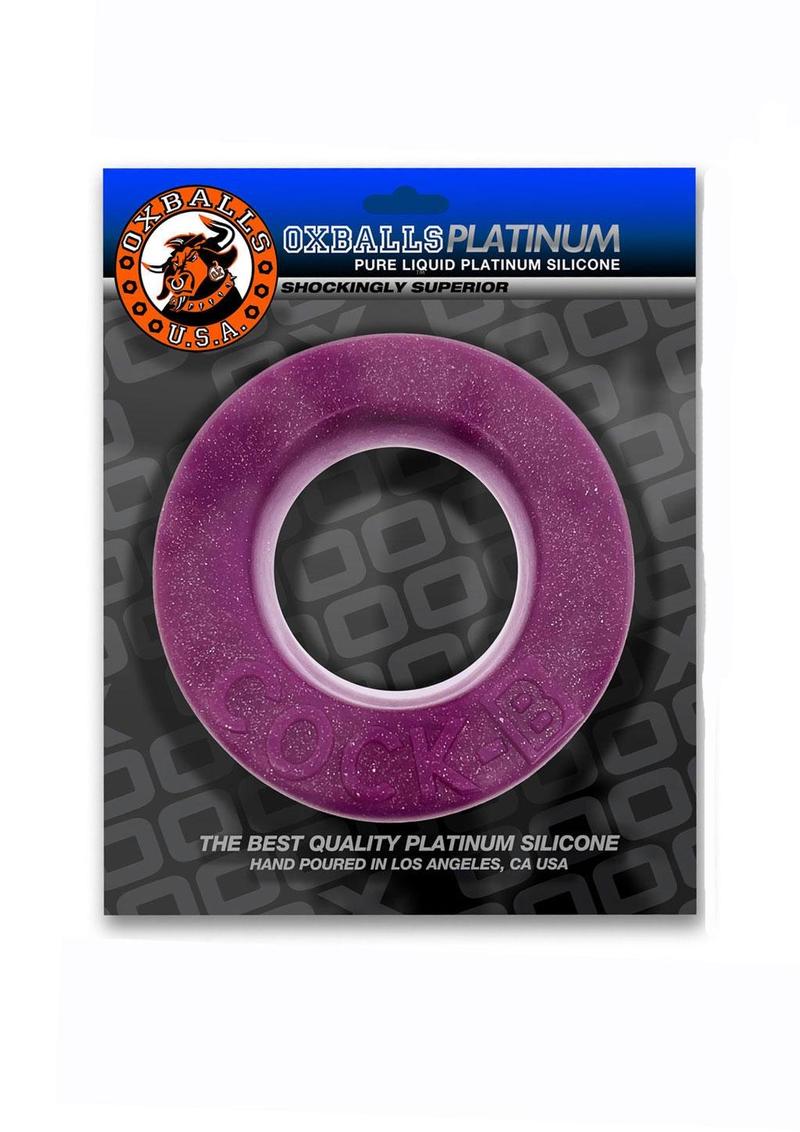 Oxballs CockB Bulge Silicone Cock Ring Red Liquid Platinum Endurance