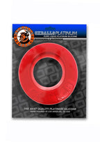 Oxballs CockB Bulge Silicone Cock Ring Red Liquid Platinum Endurance