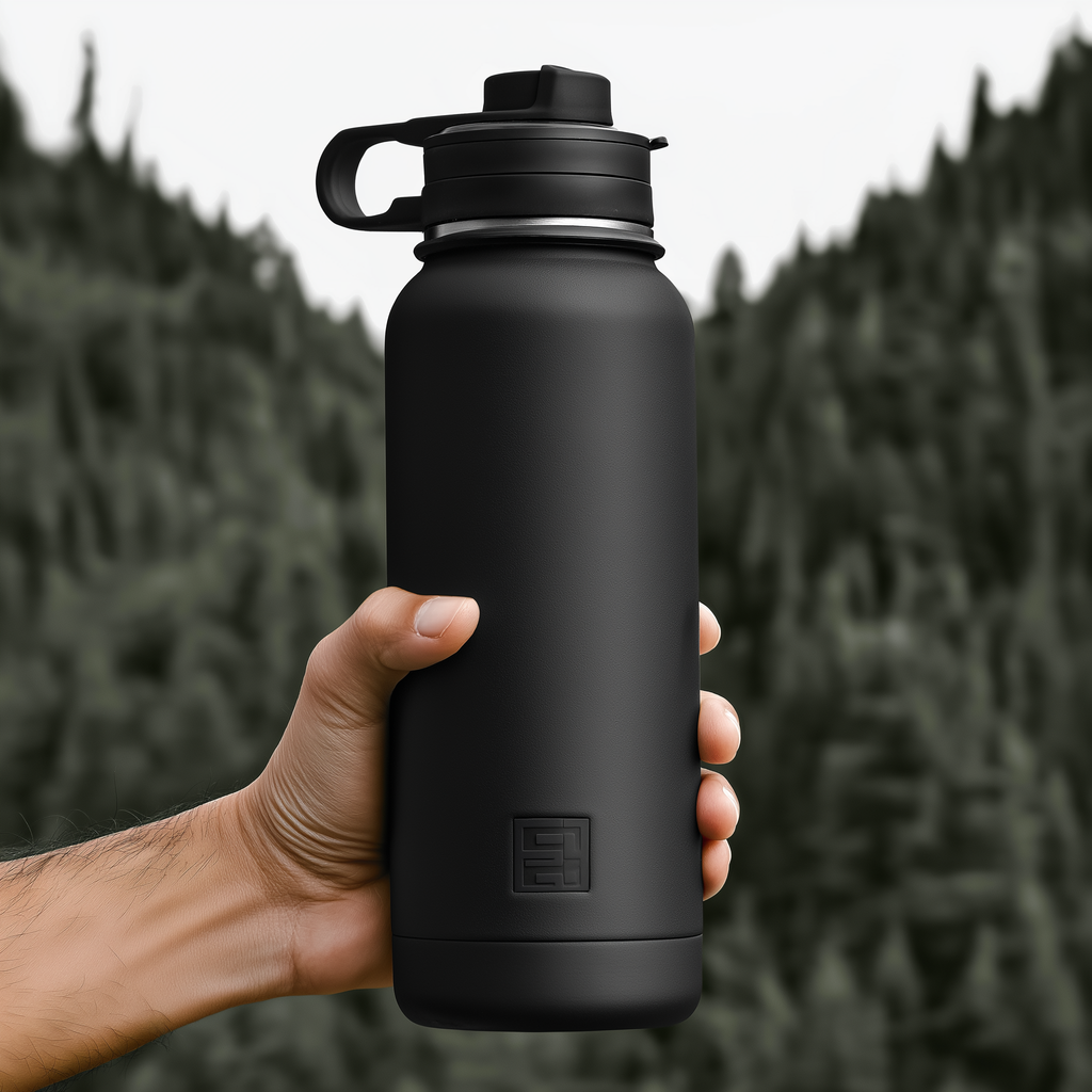 PDX Plus Fuck Flask Secret Delight Discreet Stroker Grey Bottle Light