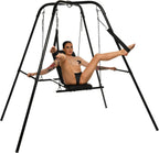 DungeonLuxe Full Body Sex Swing with Frame Adjustable 330 Lbs
