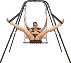 DungeonLuxe Full Body Sex Swing with Frame Adjustable 330 Lbs