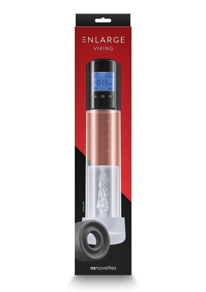 Penis Pump Rechargeable With Adjustable Suction Clear Chamber