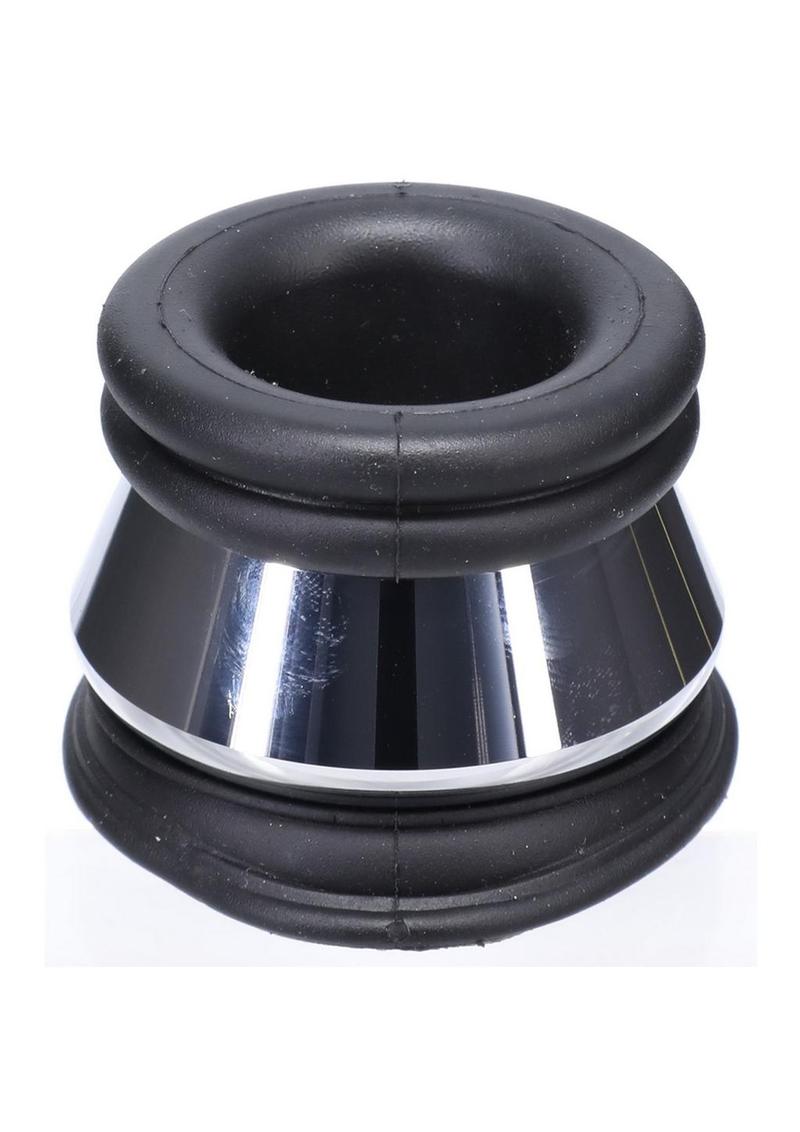 Fort Troff Full Metal Jacket Weighted Silicone Cock Ring 2 Piece Set