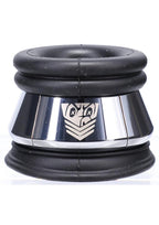 Fort Troff Full Metal Jacket Weighted Silicone Cock Ring 2 Piece Set