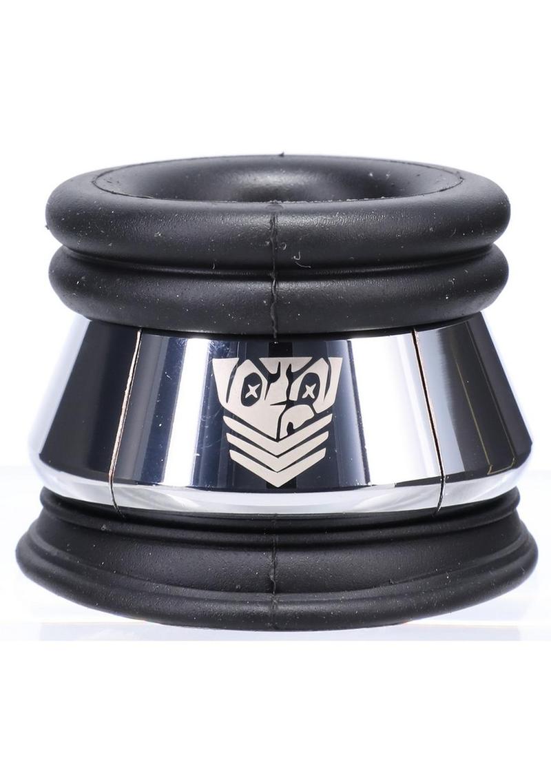 Fort Troff Full Metal Jacket Weighted Silicone Cock Ring 2 Piece Set