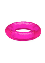 2 Pack Rock Candy Gummy Cock Ring One Size Fits Most Extra Snug Vibrant Red