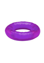 2 Pack Rock Candy Gummy Cock Ring One Size Fits Most Extra Snug Vibrant Red