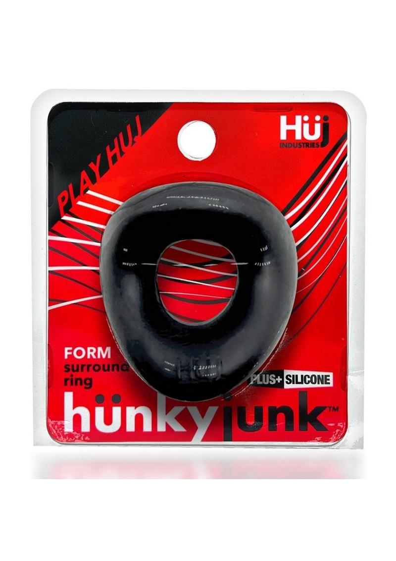 Silicone Cock Ring Form Surround Minimalist Clear Ice Design