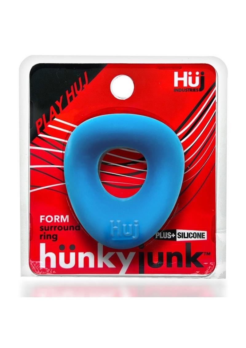 Silicone Cock Ring Form Surround Minimalist Clear Ice Design