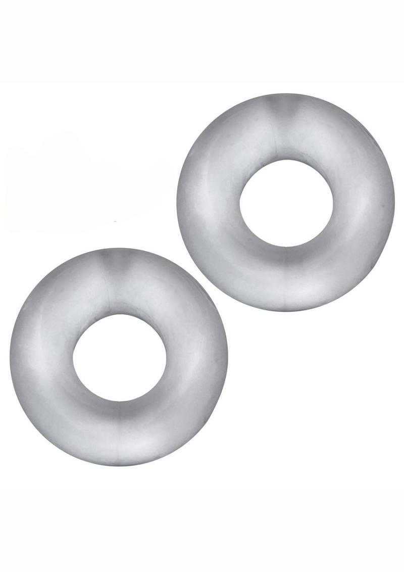 Stiffy Bulge Silicone Cock Rings 2-Pack Body Safe Cherry Ice