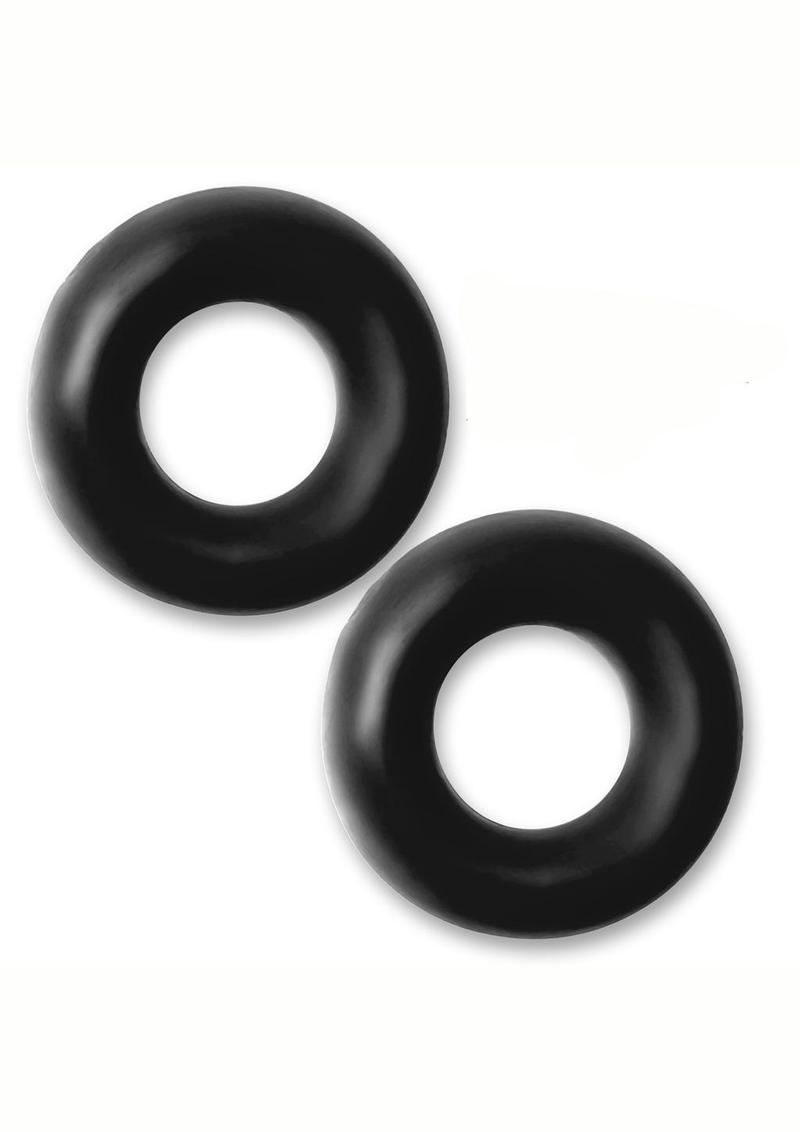 Stiffy Bulge Silicone Cock Rings 2-Pack Body Safe Cherry Ice