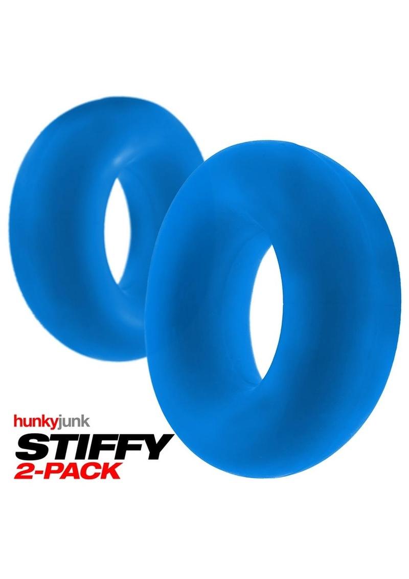 Stiffy Bulge Silicone Cock Rings 2-Pack Body Safe Cherry Ice