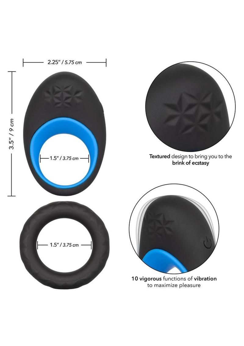 Link Up Max Silicone Vibrating Cock Ring Rechargeable Waterproof