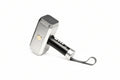 Metallic tool with a white background