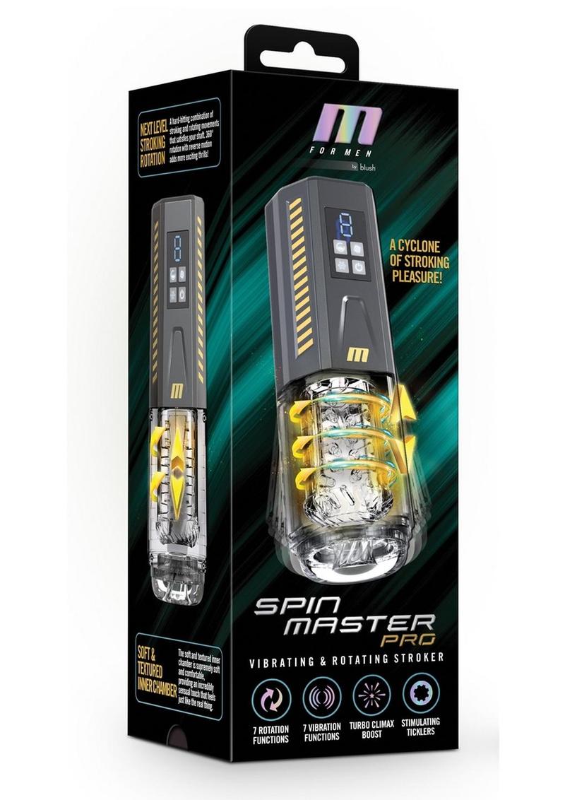 Vibrating Rotating Stroker Masturbator 7 Rotation Modes Rechargeable