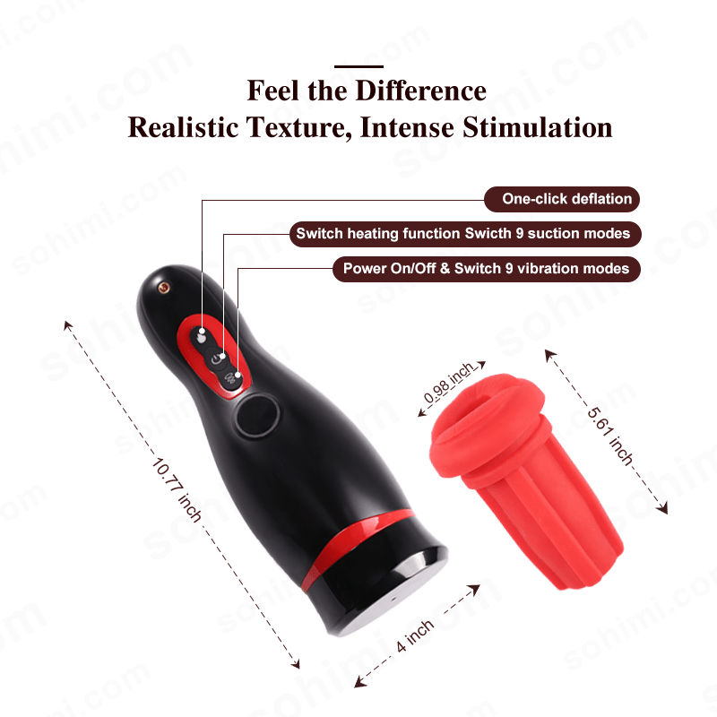 MoonHorn | App Control Suction and Vibrating Male Masturbator with Phone Holder
