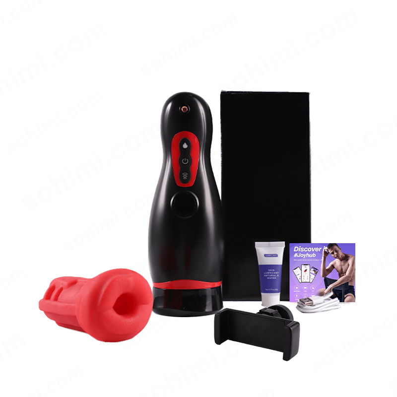 MoonHorn | App Control Suction and Vibrating Male Masturbator with Phone Holder