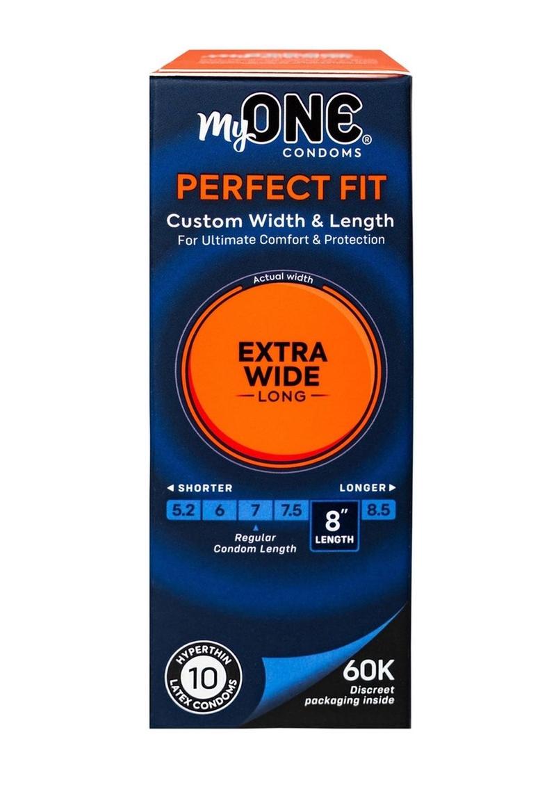 MyONE Extra Wide Condoms 8 Inch Length Hyperthin Fit