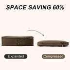 Compression Packing Cubes 6 Pack Travel Organizer Charcoal Gray