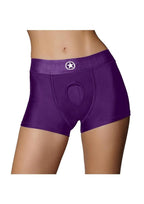 Vibrating Strap-On Boxer Harness With Bullet 10-Speed Rechargeable