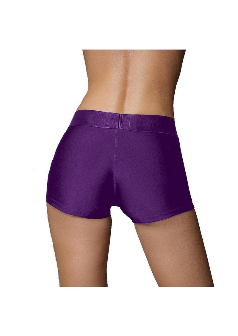 Vibrating Strap-On Boxer Harness With Bullet 10-Speed Rechargeable