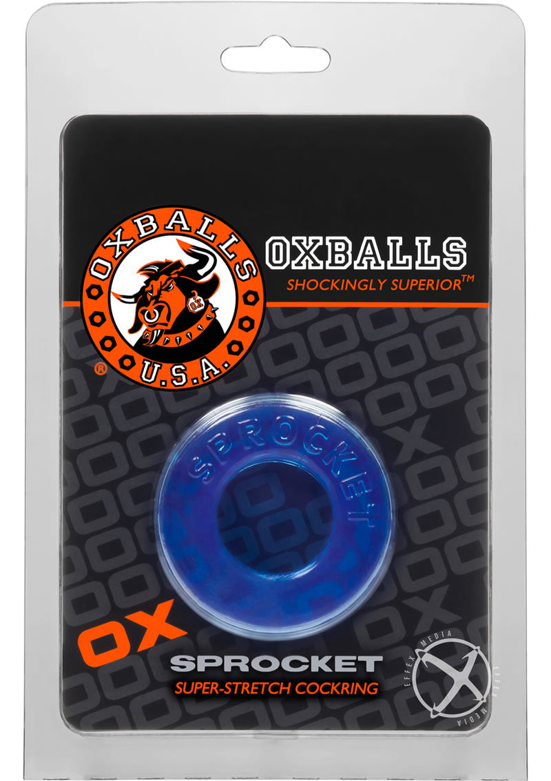 Oxballs OX Sprocket Super Stretch Flex TPR Cock Ring