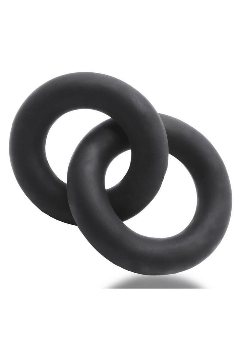 Oxballs Shackle Night Edition Silicone Cock And Ball Rings