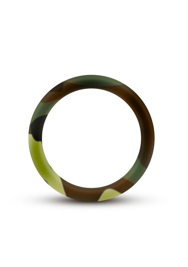 Silicone Camouflage Cock Ring Durable Body Safe Easy Care