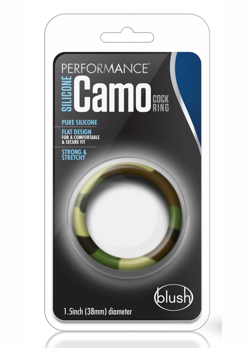 Silicone Camouflage Cock Ring Durable Body Safe Easy Care