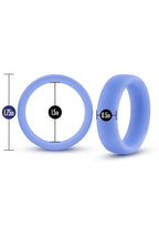Performance Silicone Glo Cock Ring Flat Profile Phthalate Free Body Safe