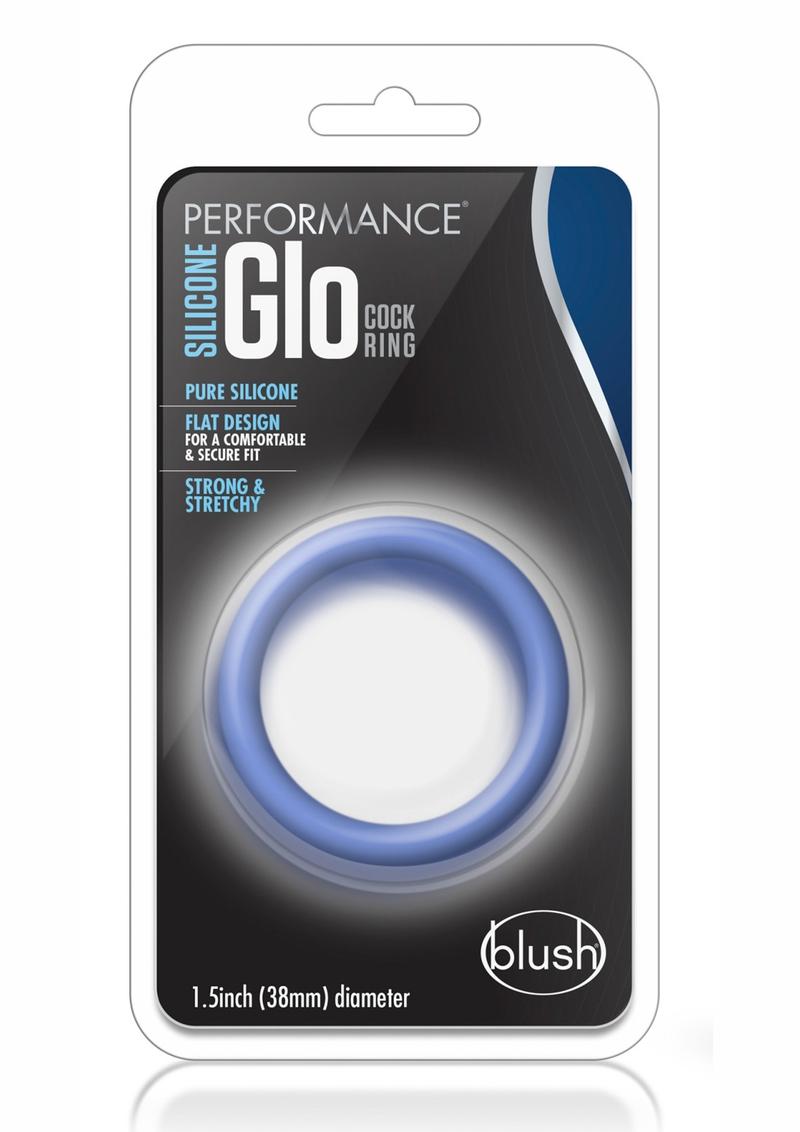 Performance Silicone Glo Cock Ring Flat Profile Phthalate Free Body Safe
