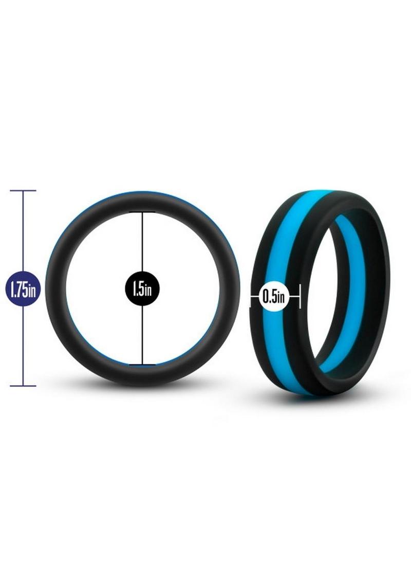 Performance Silicone Go Pro Cock Ring Body Safe Flat Profile