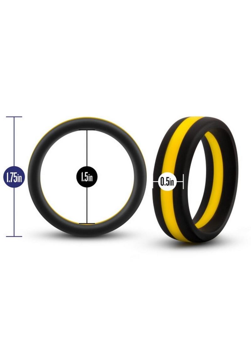 Performance Silicone Go Pro Cock Ring Body Safe Flat Profile