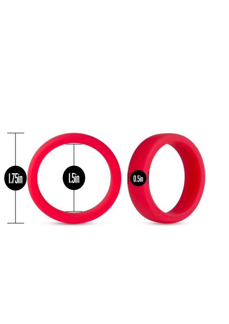 Performance Silicone Go Pro Cock Ring Body Safe Flat Profile