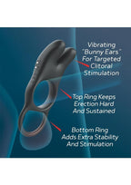 Red Dot V1 Silicone Rechargeable Vibrating Cock Ring With Remote